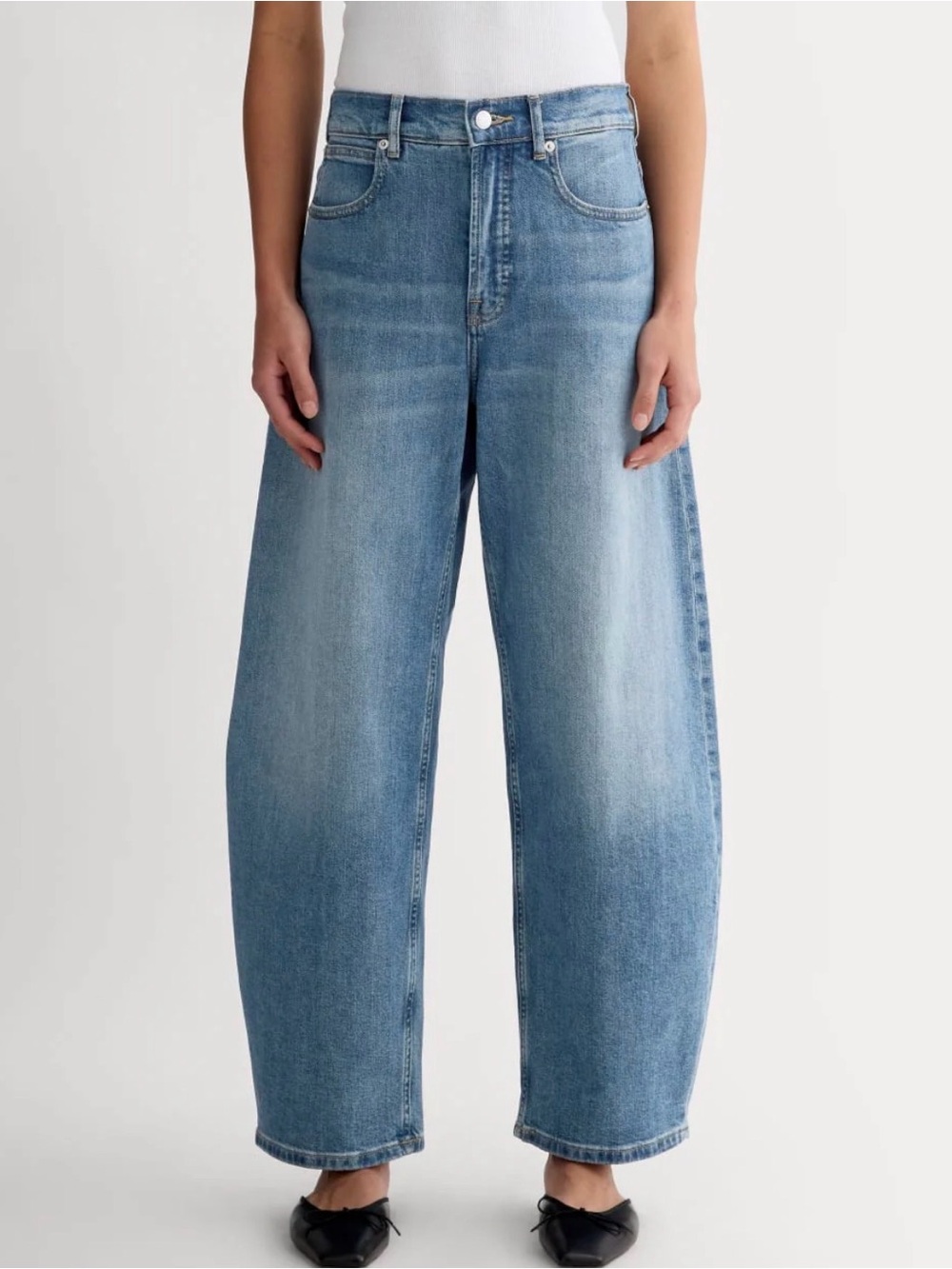 Everlane Way High Curve Jeans Blue